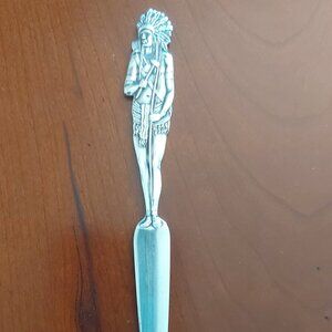 Stunning antique sterling silver letter opener